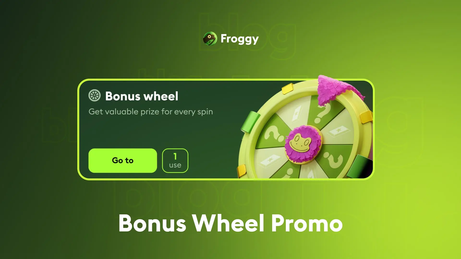 bonus wheel promo