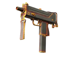 StatTrak™ MAC-10 | Heat (Battle-Scarred)