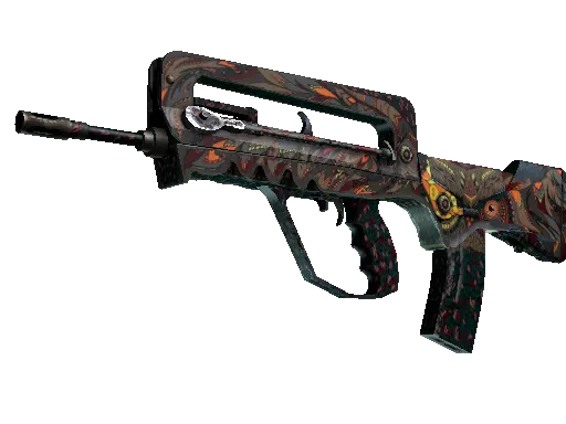 StatTrak™ FAMAS | Eye of Athena (Well-Worn)