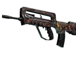 StatTrak™ FAMAS | Eye of Athena (Well-Worn)