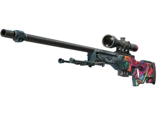 StatTrak™ AWP | Hyper Beast (Well-Worn)