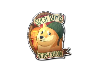 Sticker | Bomb Doge