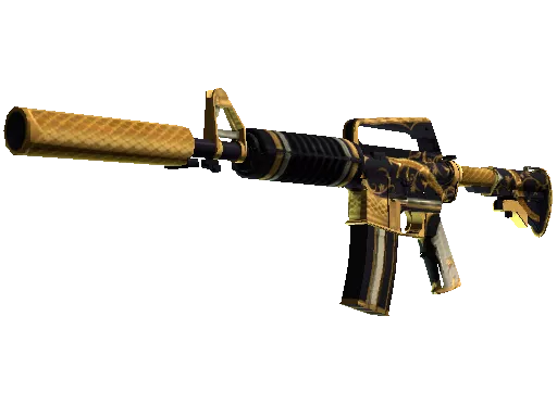 M4A1-S | Golden Coil (Minimal Wear)