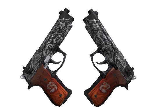 StatTrak™ Dual Berettas | Dualing Dragons (Minimal Wear)