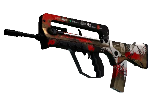 StatTrak™ FAMAS | Roll Cage (Battle-Scarred)