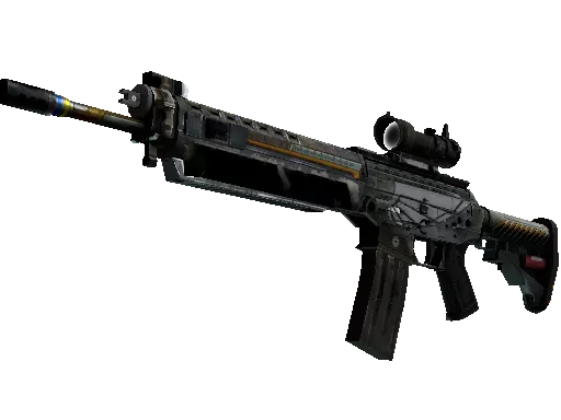 SG 553 | Aerial (Battle-Scarred)