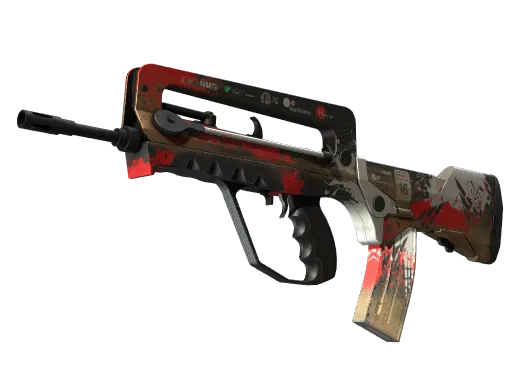 StatTrak™ FAMAS | Roll Cage (Well-Worn)
