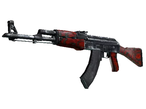 StatTrak™ AK-47 | Red Laminate (Battle-Scarred)