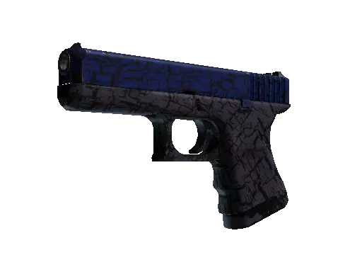 Glock-18 | Blue Fissure (Well-Worn)