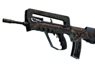 StatTrak™ FAMAS | Eye of Athena (Battle-Scarred)