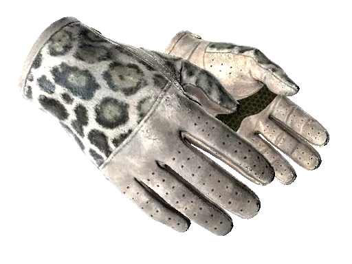 ★ Driver Gloves | Snow Leopard (Well-Worn)