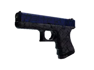 StatTrak™ Glock-18 | Blue Fissure (Field-Tested)