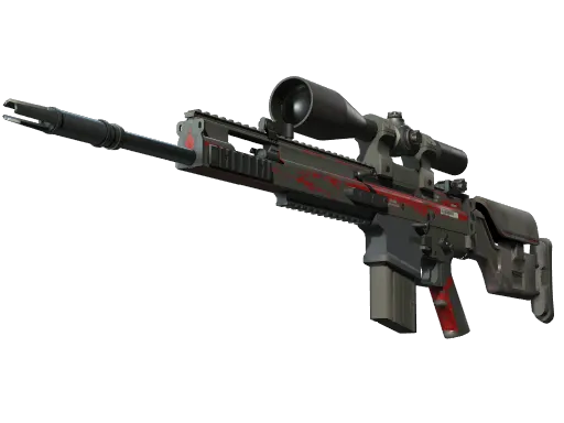 SCAR-20 | Crimson Web (Battle-Scarred)