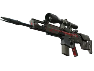 SCAR-20 | Crimson Web (Battle-Scarred)