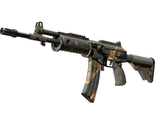 StatTrak™ Galil AR | Black Sand (Battle-Scarred)