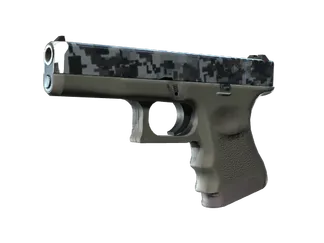 Glock-18 | Steel Disruption (Minimal Wear)