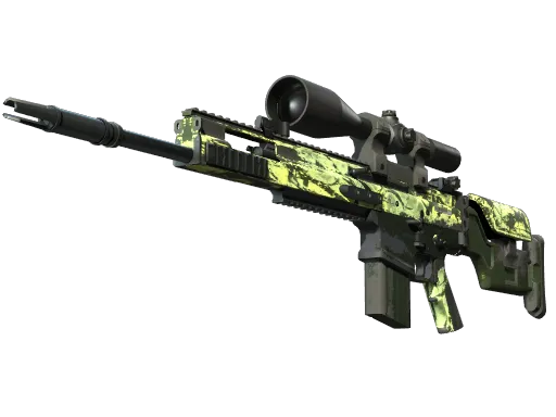 StatTrak™ SCAR-20 | Outbreak (Well-Worn)