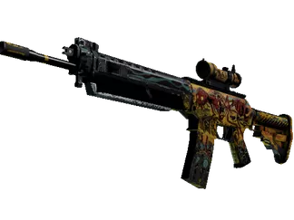 StatTrak™ SG 553 | Colony IV (Well-Worn)