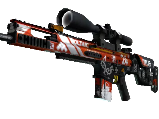 StatTrak™ SCAR-20 | Bloodsport (Well-Worn)