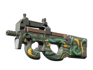 StatTrak™ P90 | Emerald Dragon (Minimal Wear)