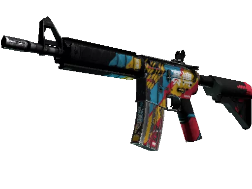 M4A4 | Cyber Security (Battle-Scarred)