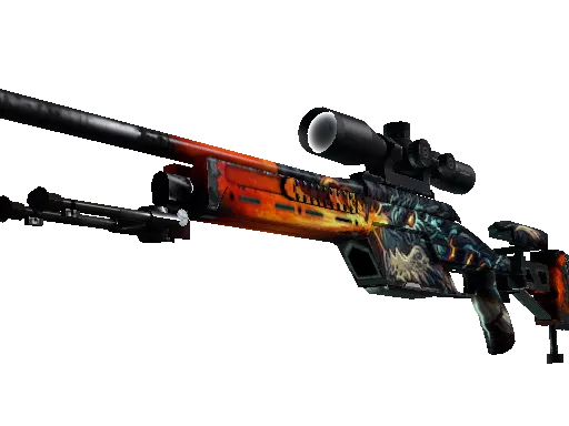 SSG 08 | Dragonfire (Well-Worn)