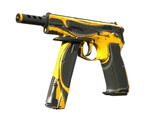 StatTrak™ CZ75-Auto | Yellow Jacket (Battle-Scarred)