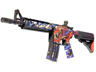 StatTrak™ M4A4 | 龍王 (Dragon King) (Well-Worn)