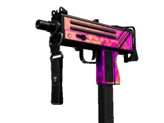 StatTrak™ MAC-10 | Disco Tech (Well-Worn)