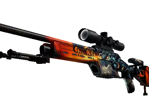 StatTrak™ SSG 08 | Dragonfire (Factory New)