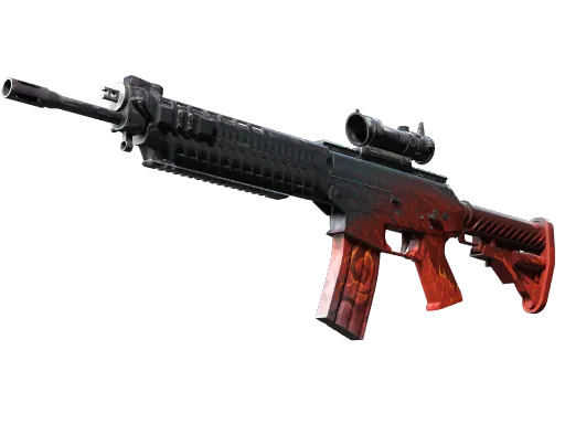 StatTrak™ SG 553 | Darkwing (Field-Tested)