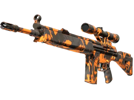 StatTrak™ G3SG1 | Orange Crash (Minimal Wear)