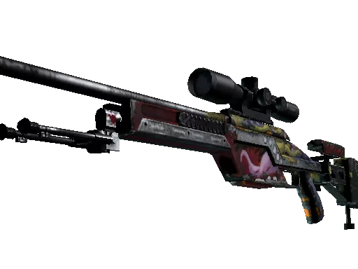 StatTrak™ SSG 08 | Bloodshot (Battle-Scarred)