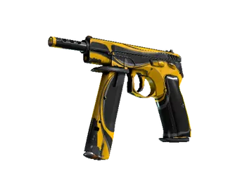 CZ75-Auto | Yellow Jacket (Battle-Scarred)