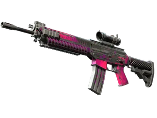 StatTrak™ SG 553 | Pulse (Battle-Scarred)
