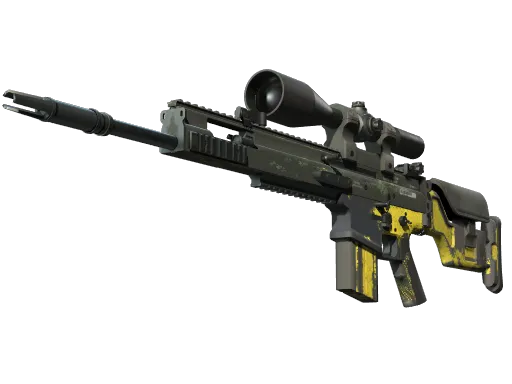 SCAR-20 | Jungle Slipstream (Battle-Scarred)