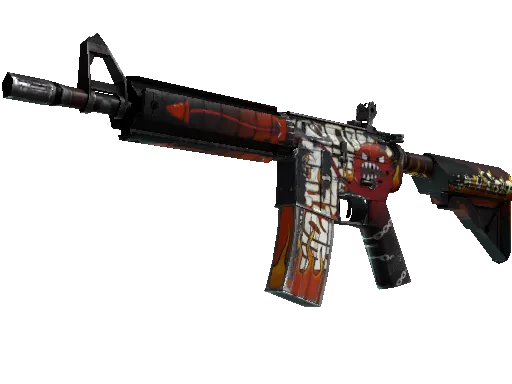 M4A4 | Hellfire (Well-Worn)