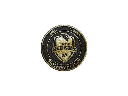 Patch | Movistar Riders (Gold) | Stockholm 2021