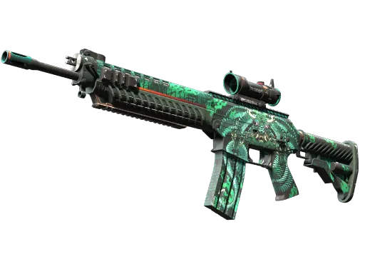 SG 553 | Dragon Tech (Minimal Wear)