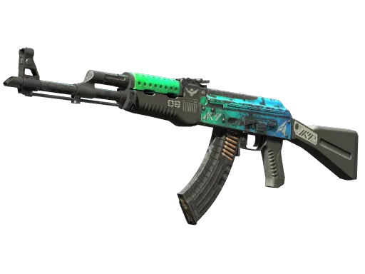 StatTrak™ AK-47 | Ice Coaled (Battle-Scarred)