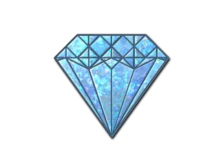 Sticker | Blue Gem (Glitter)