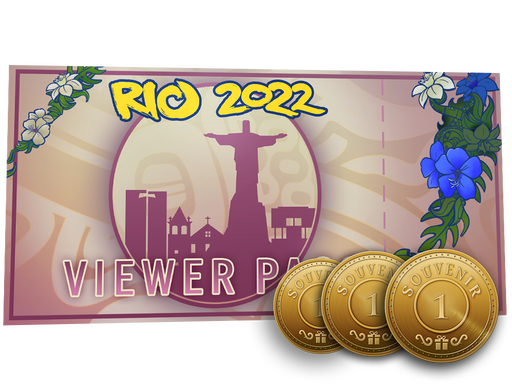 Rio 2022 Viewer Pass   3 Souvenir Tokens