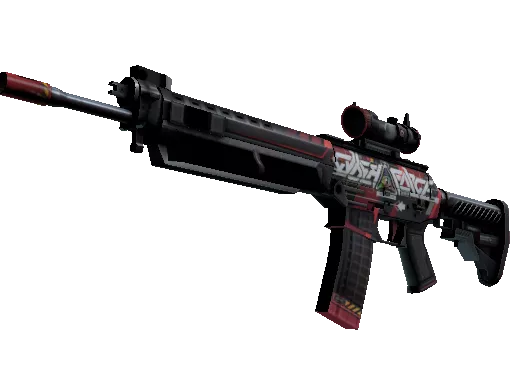 StatTrak™ SG 553 | Cyberforce (Minimal Wear)