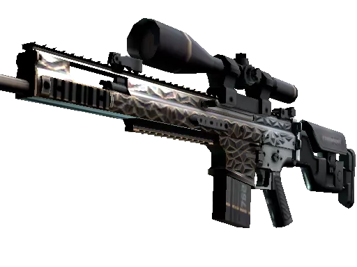 StatTrak™ SCAR-20 | Fragments (Minimal Wear)