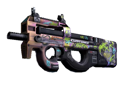 StatTrak™ P90 | Neoqueen (Minimal Wear)