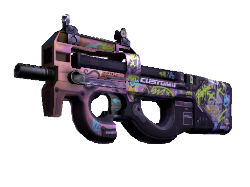 StatTrak™ P90 | Neoqueen (Well-Worn)