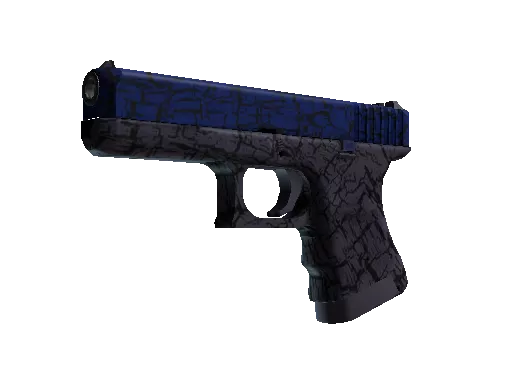 Glock-18 | Blue Fissure (Minimal Wear)