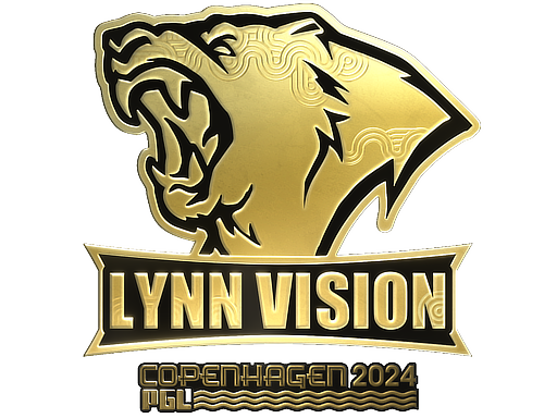 Sticker | Lynn Vision (Gold) | Copenhagen 2024