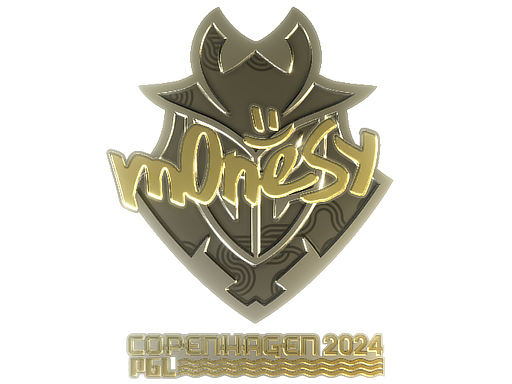 Sticker | m0NESY (Gold) | Copenhagen 2024