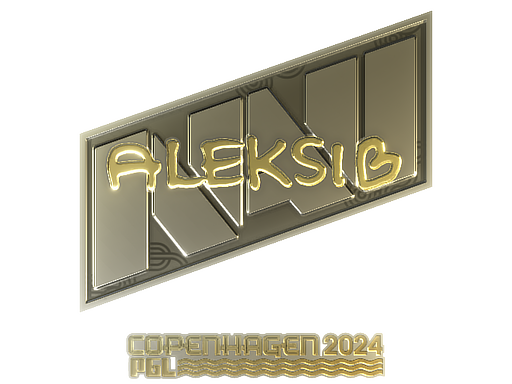 Sticker | Aleksib (Gold) | Copenhagen 2024